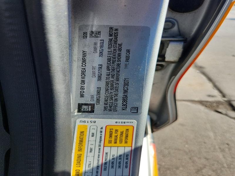 2021 CHEVROLET SPARK LS 13