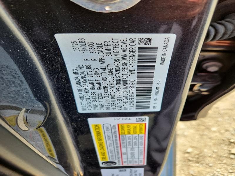 2026 HONDA CIVIC SPORT 12