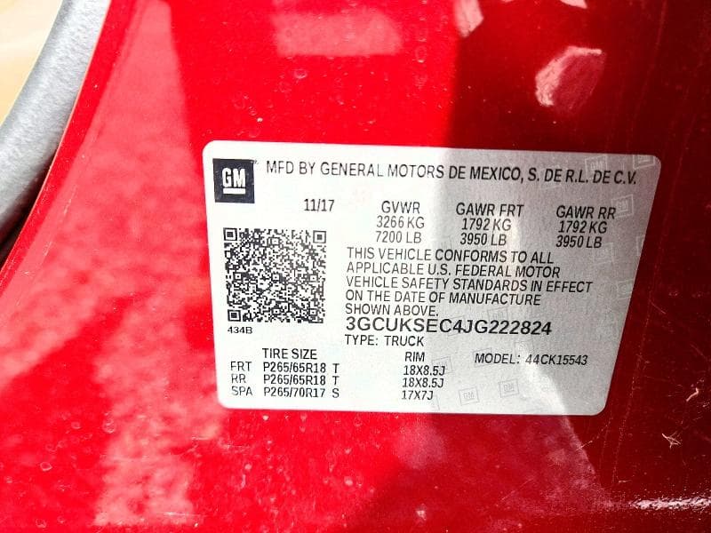 2018 CHEVROLET SILVERADO K1500 LTZ 13