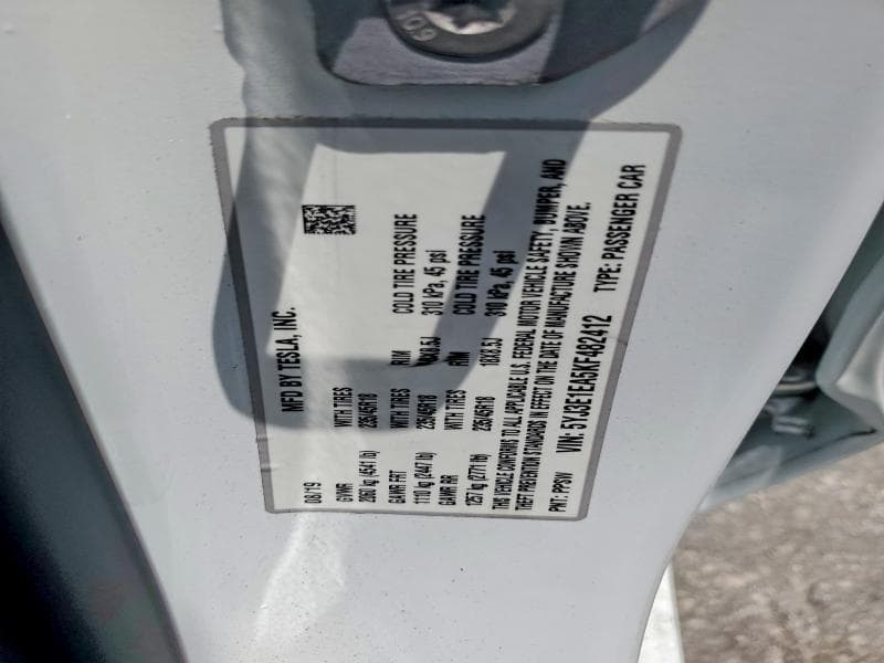 2019 TESLA MODEL 3 12