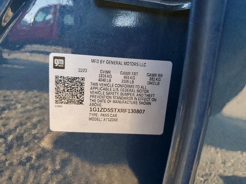 2024 CHEVROLET MALIBU LT 12
