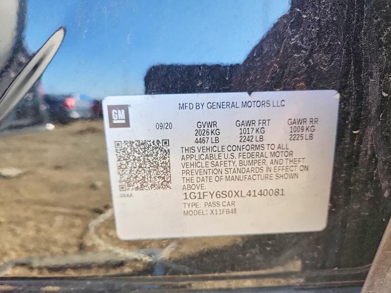 2020 CHEVROLET BOLT EV LT 12