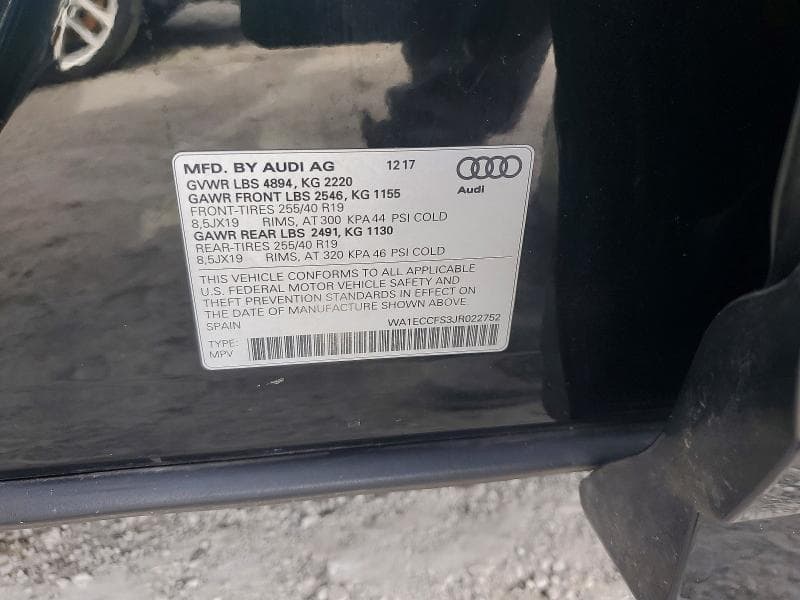 2018 AUDI Q3 PREMIUM 12