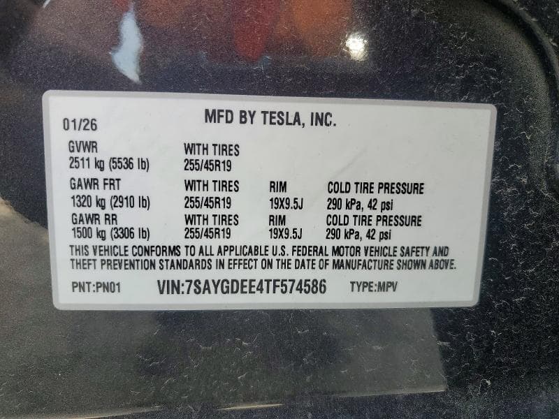 2026 TESLA MODEL Y 14