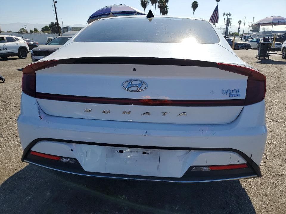 2021 HYUNDAI SONATA HYBRID BLUE 6
