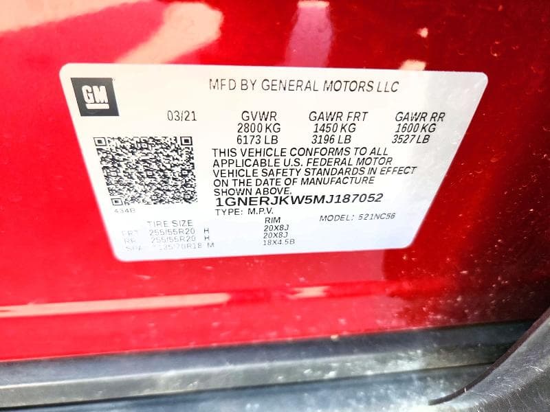 2021 CHEVROLET TRAVERSE RS 13