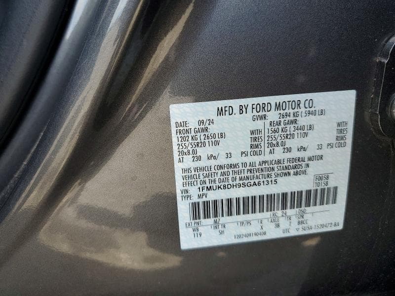 2025 FORD EXPLORER ACTIVE 13