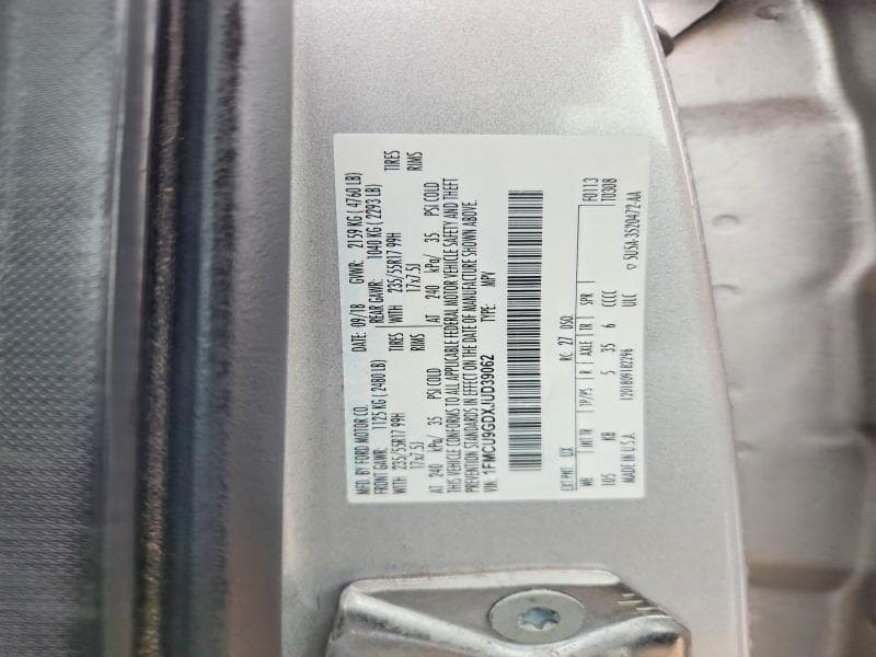 2018 FORD ESCAPE SE 13