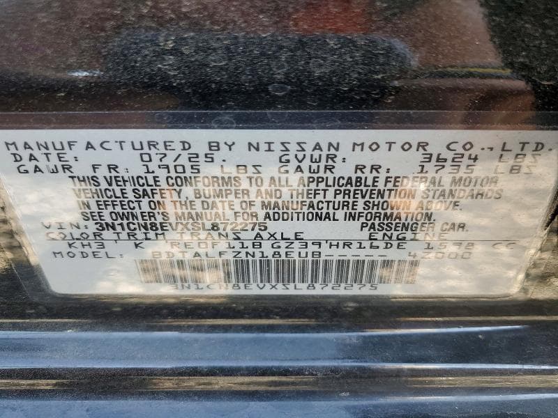 2025 NISSAN VERSA SV 12
