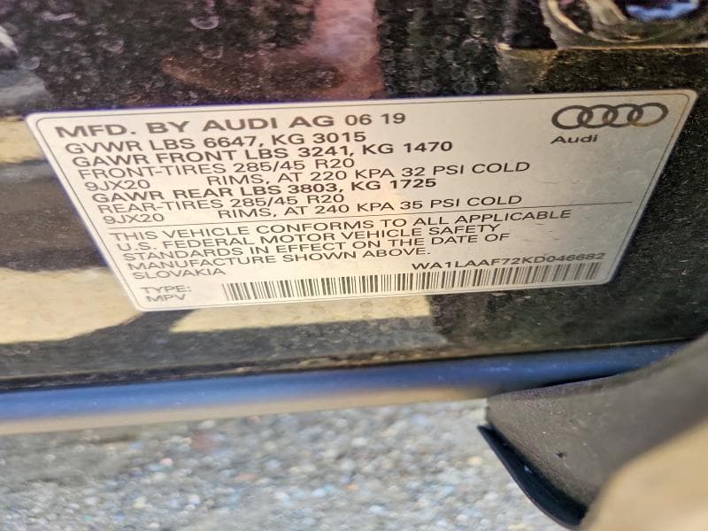 2019 AUDI Q7 PREMIUM PLUS 13