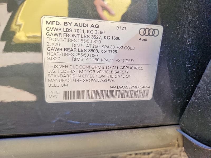 2021 AUDI E-TRON PREMIUM 12