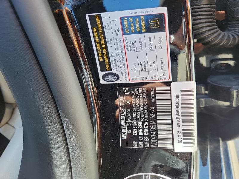 2017 MERCEDES-BENZ E 300 300 12