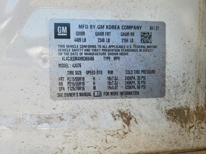 2021 BUICK ENCORE PREFERRED 12