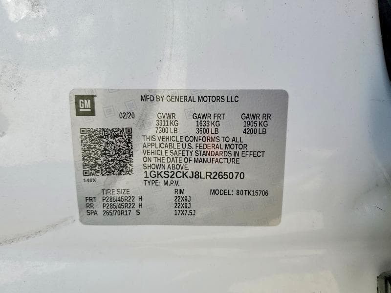 2020 GMC YUKON DENALI 13