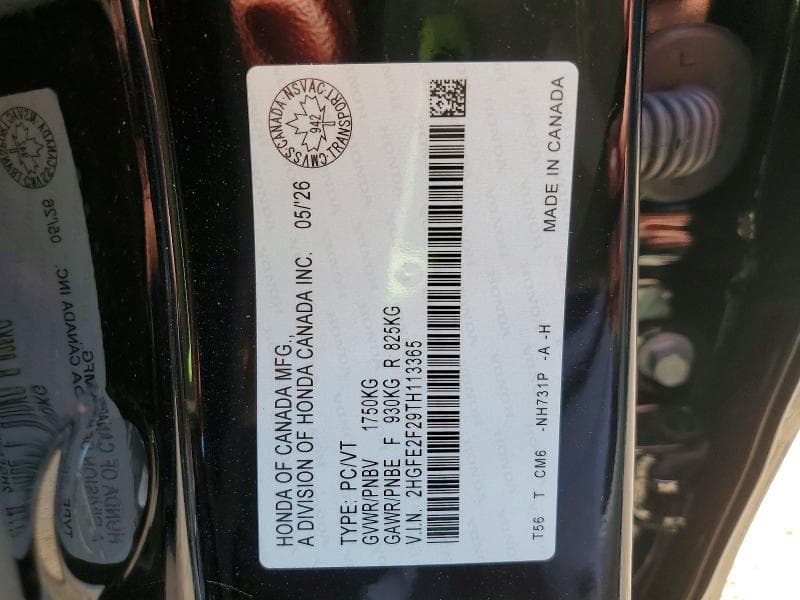 2026 HONDA CIVIC LX 12