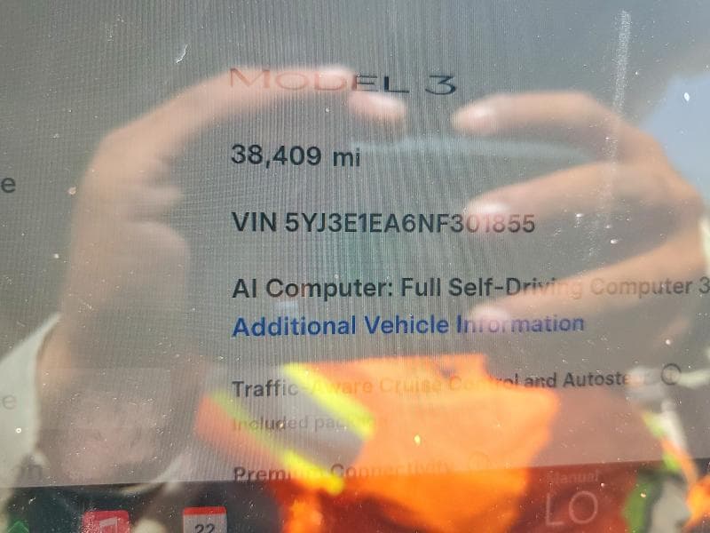 2022 TESLA MODEL 3 9
