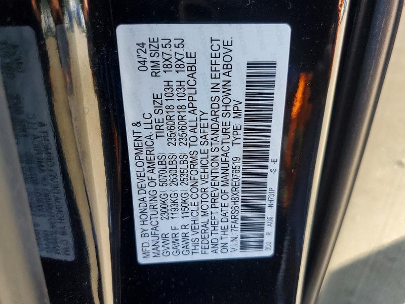 2024 HONDA CR-V SPORT-L 14