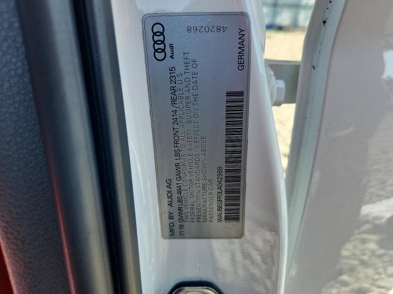 2020 AUDI A3 S-LINE PREMIUM 12