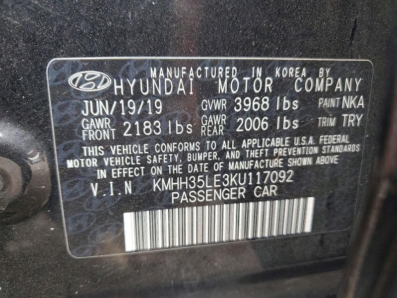 2019 HYUNDAI ELANTRA GT BASE 12