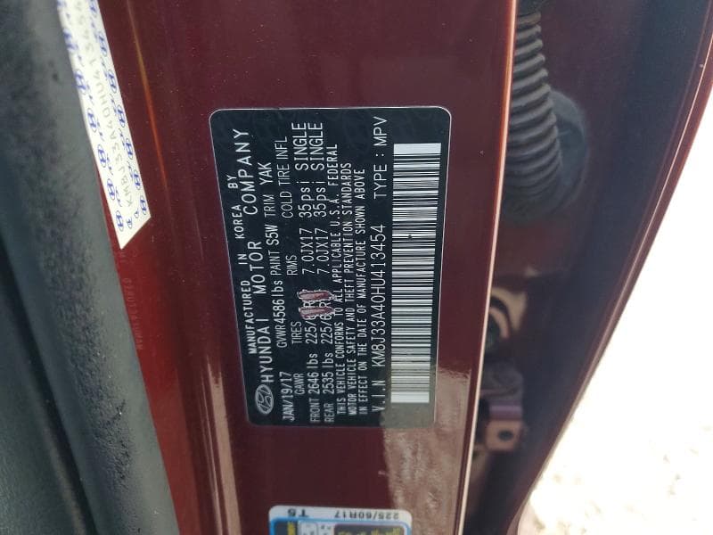 2017 HYUNDAI TUCSON SE PLUS 13