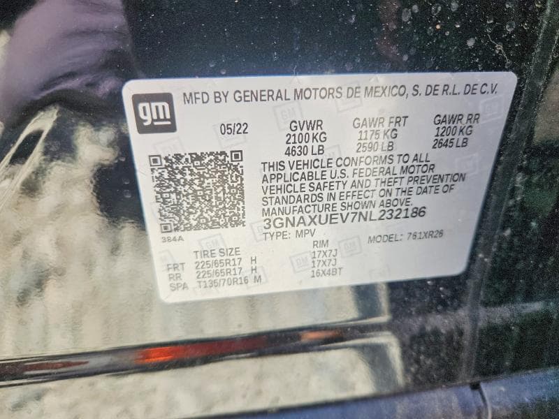 2022 CHEVROLET EQUINOX LT 14