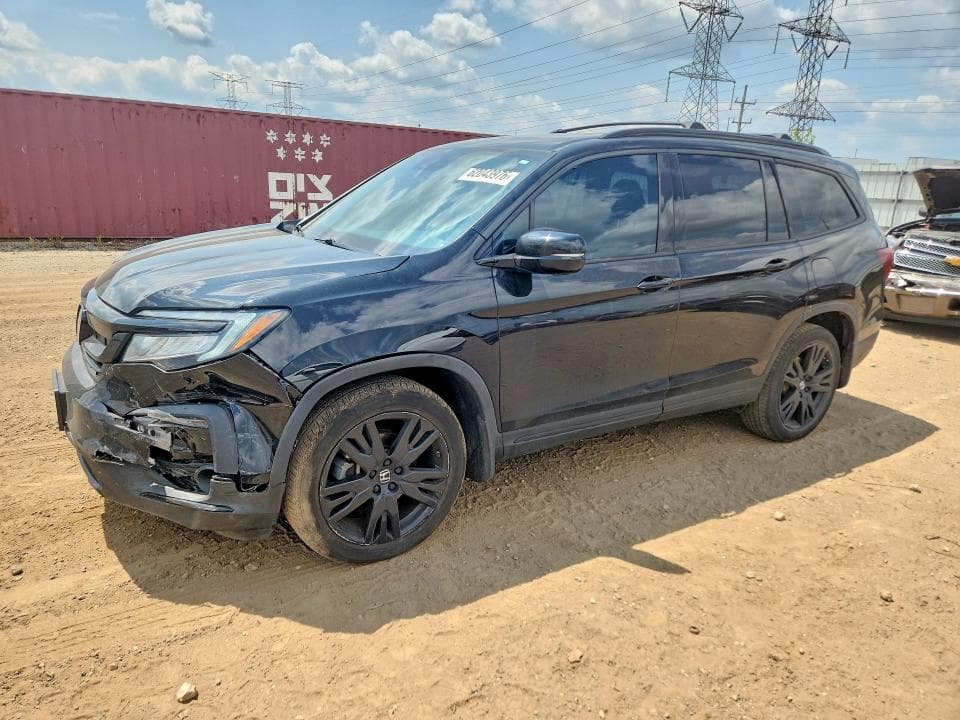 2021 HONDA PILOT BLACK BLACK - 1