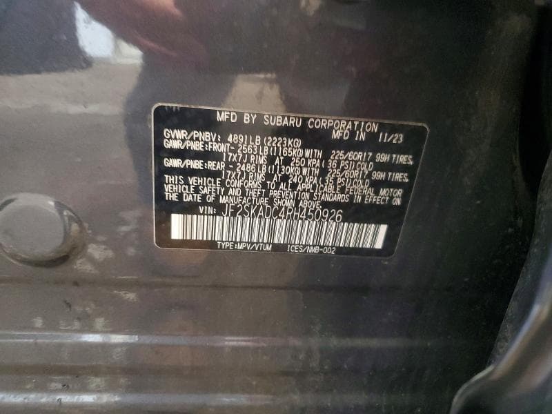 2024 SUBARU FORESTER PREMIUM 13