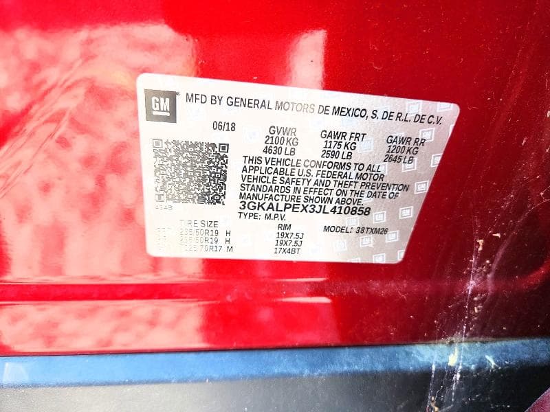 2018 GMC TERRAIN SLT 13