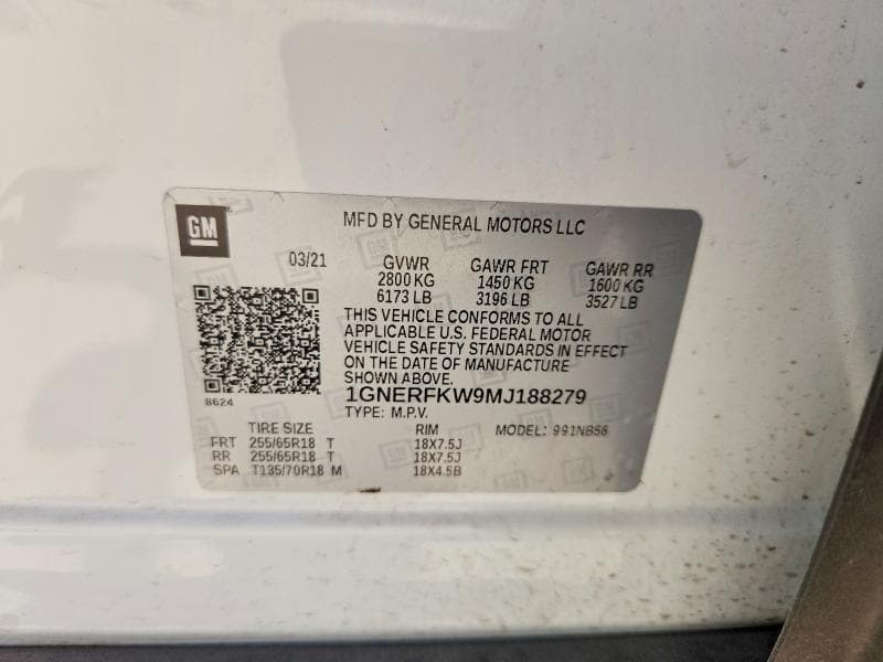 2021 CHEVROLET TRAVERSE LS 13