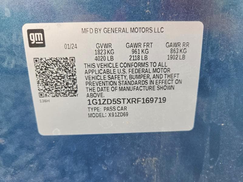 2024 CHEVROLET MALIBU LT 13