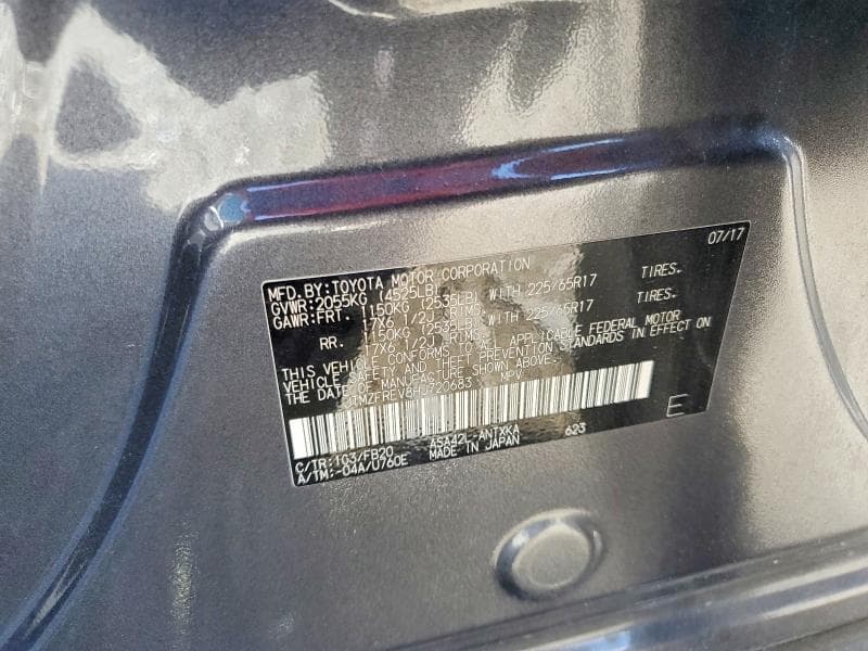 2017 TOYOTA RAV4 LE 13