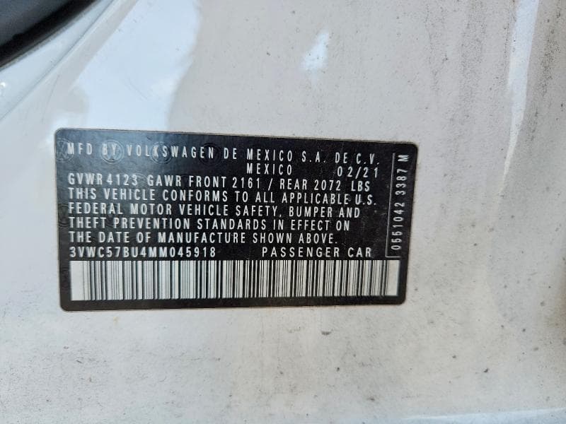 2021 VOLKSWAGEN JETTA S 12