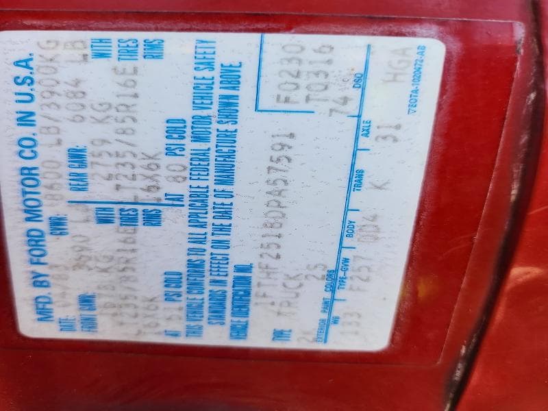 1983 FORD F250 12