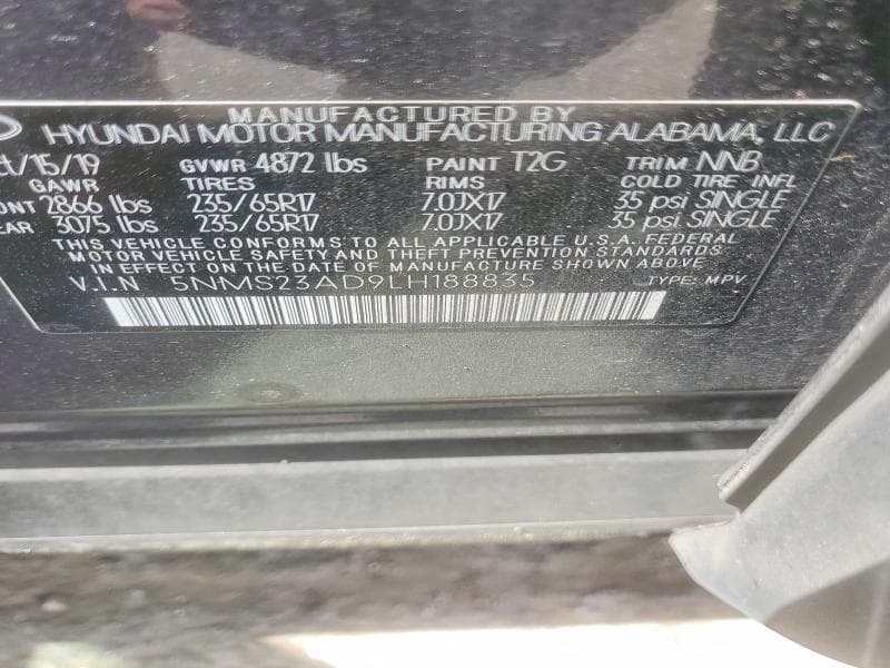 2020 HYUNDAI SANTA FE SE 13