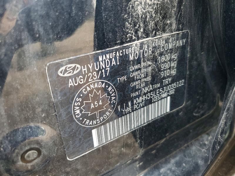 2018 HYUNDAI ELANTRA GT BASE BASE 12