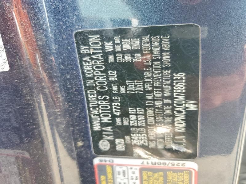 2021 KIA SPORTAGE LX 13