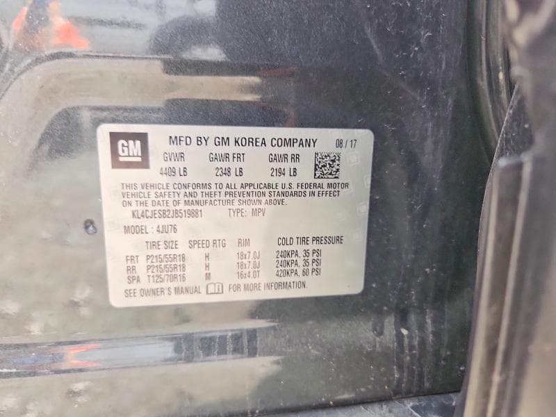 2018 BUICK ENCORE PREFERRED 13