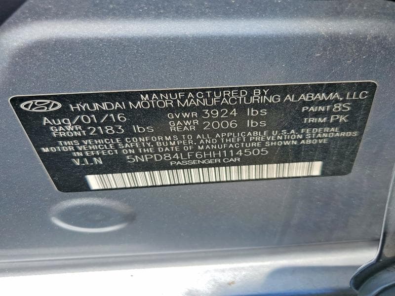 2017 HYUNDAI ELANTRA SE 13