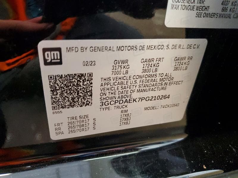 2023 CHEVROLET SILVERADO K1500 12