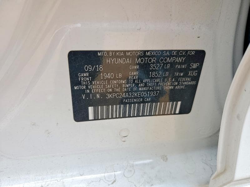 2019 HYUNDAI ACCENT SE 12