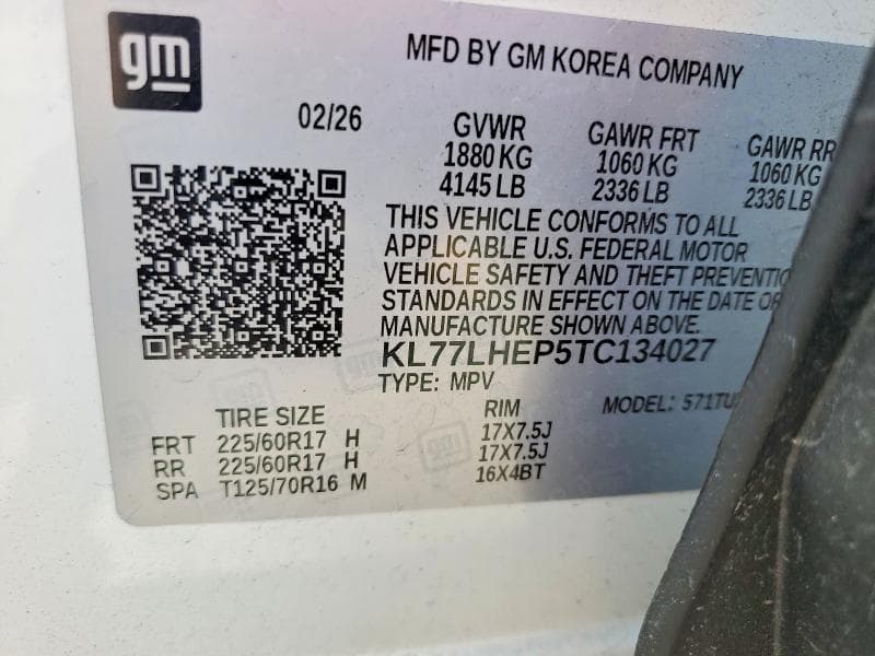 2026 CHEVROLET TRAX 1LT 14