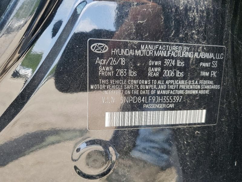 2018 HYUNDAI ELANTRA SEL 12