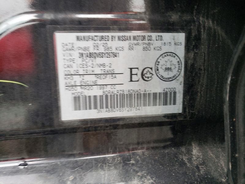 2025 NISSAN SENTRA SR 13
