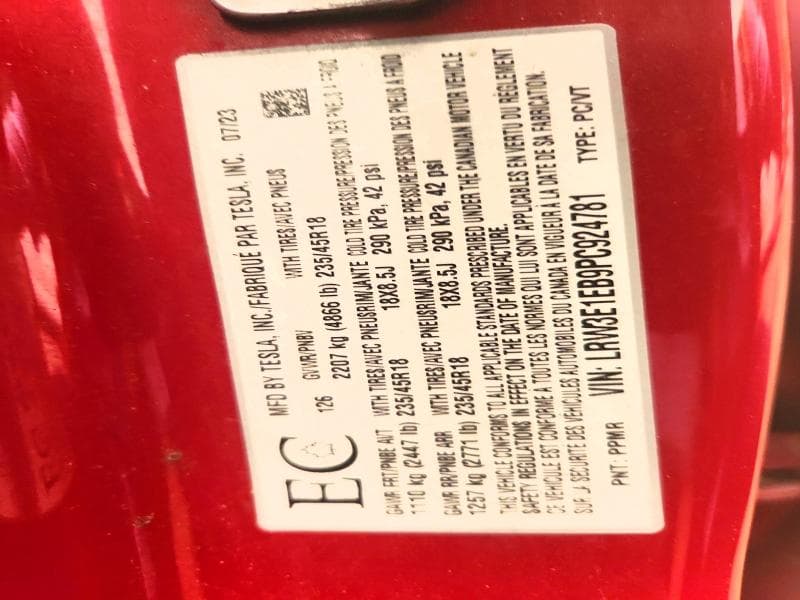 2023 TESLA MODEL 3 12