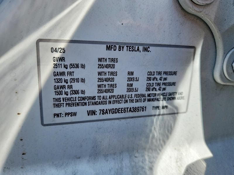 2026 TESLA MODEL Y 14