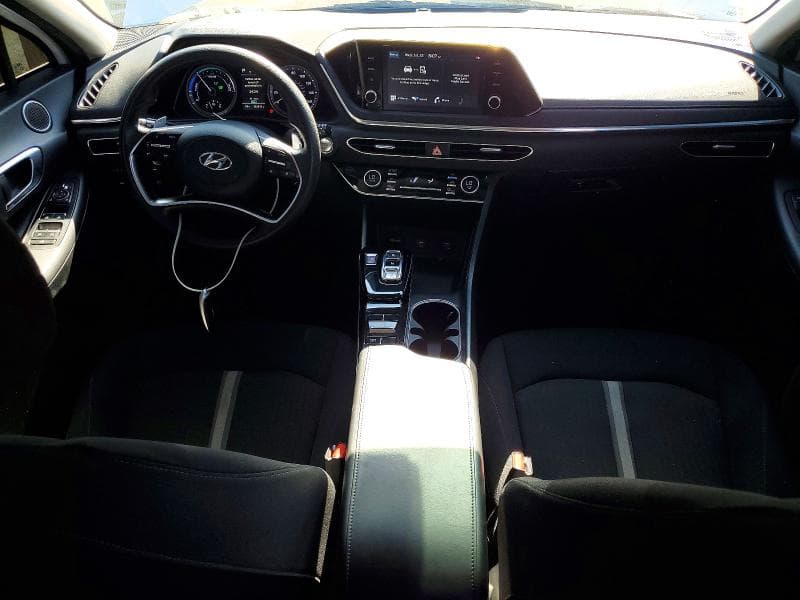 2021 HYUNDAI SONATA HYBRID BLUE 8