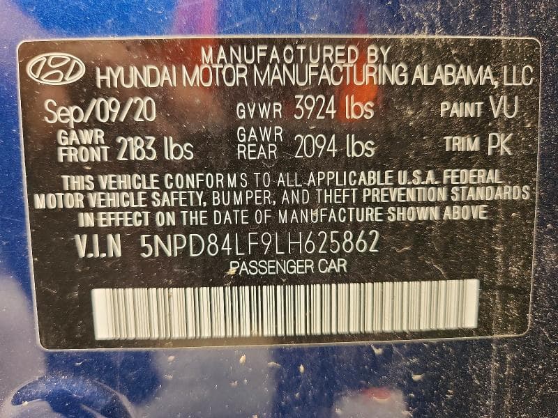 2020 HYUNDAI ELANTRA SEL 13