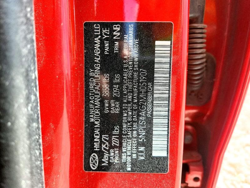 2021 HYUNDAI ELANTRA SEL 12