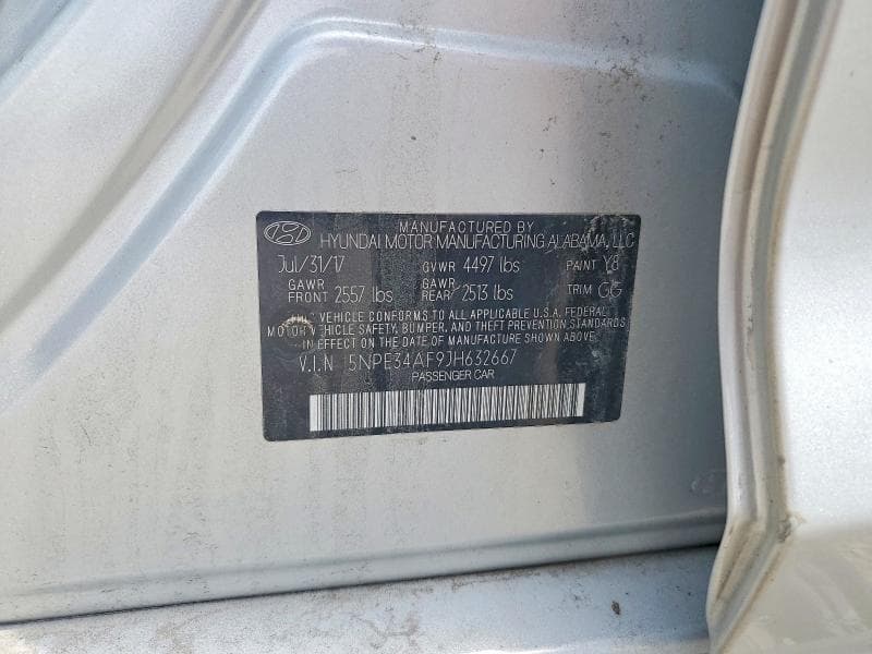 2018 HYUNDAI SONATA SEL 13