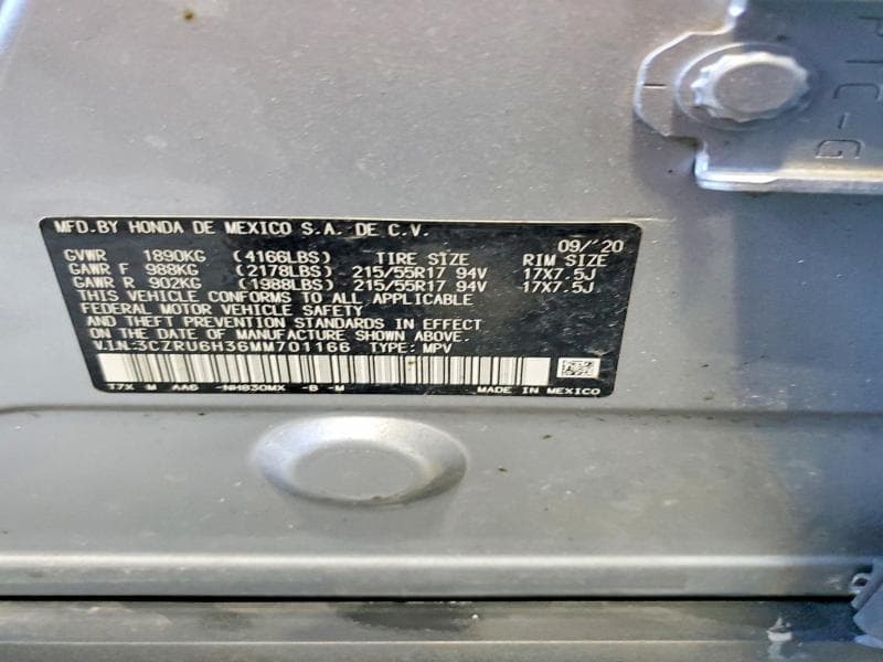 2021 HONDA HR-V LX LX 14